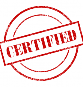 Certification